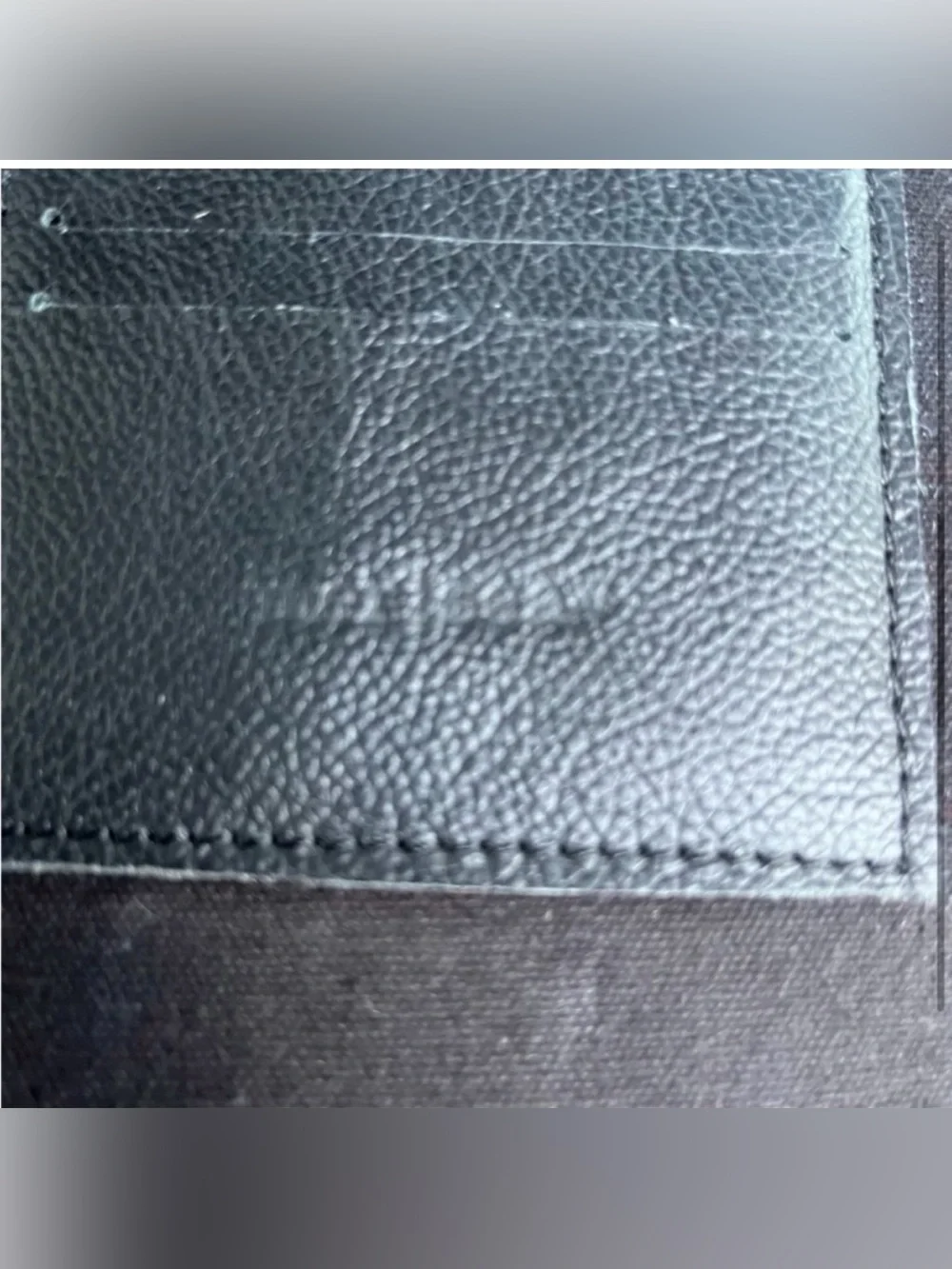 Mersea Cow Hide Black Clutch with Magnetic Closure
